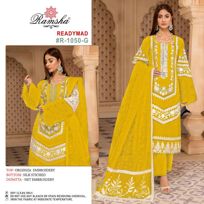 Ramsha R 1050 E To H Readymade Pakistani Suits Catalog